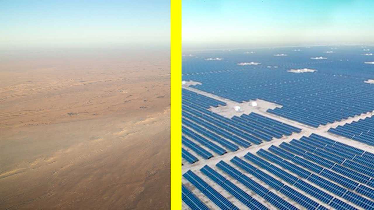 Что, если покрыть пустыни солнечными батареями?