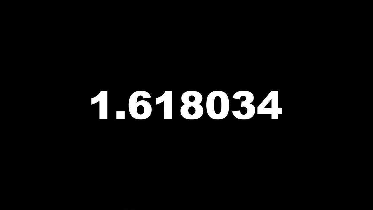 Тайна числа 1.618034 - самое ВАЖНОЕ число в мире