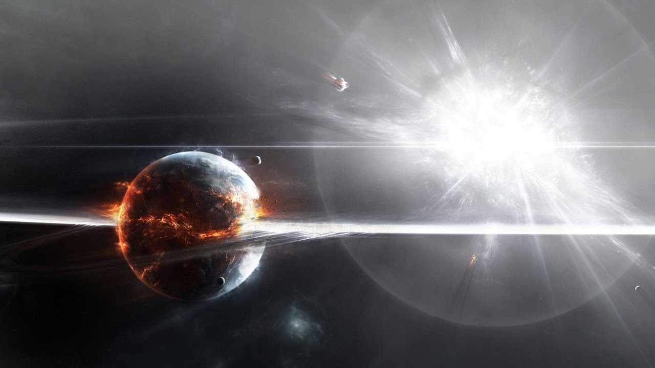 Взрыв звезды-гипергиганта 